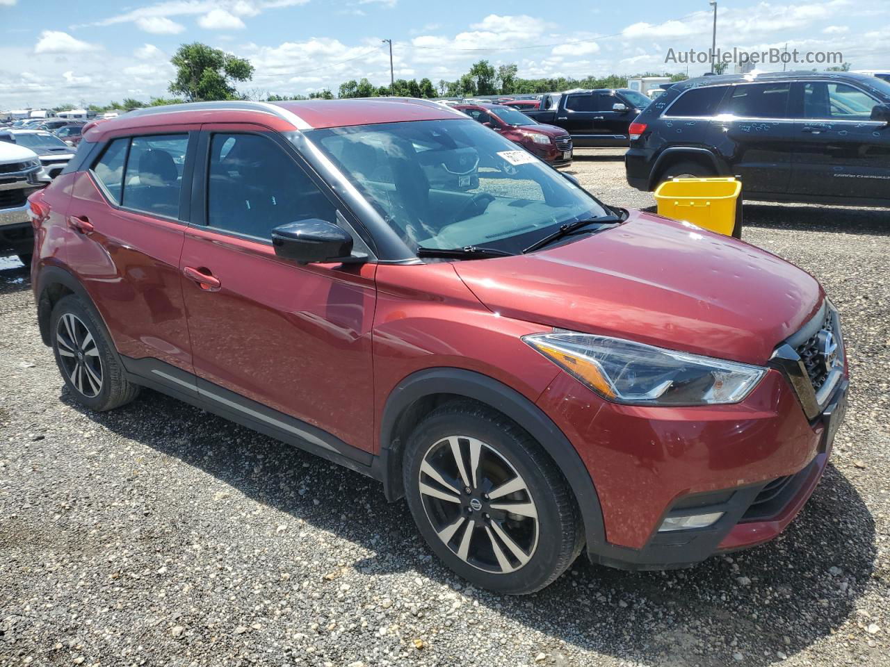 2020 Nissan Kicks Sr Red vin: 3N1CP5DV6LL503571