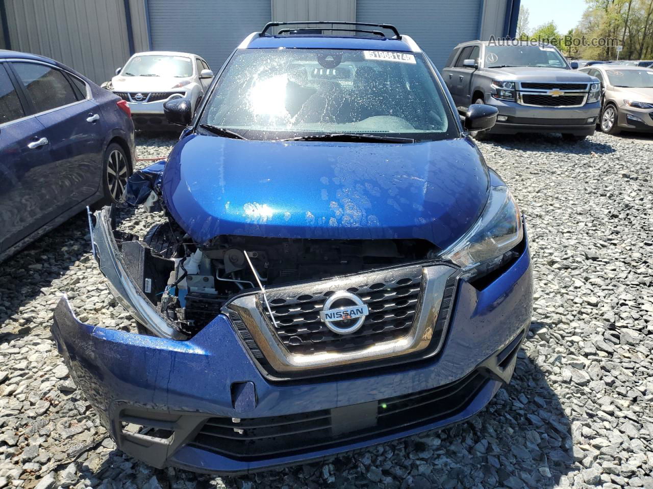 2020 Nissan Kicks Sr Blue vin: 3N1CP5DV6LL506065