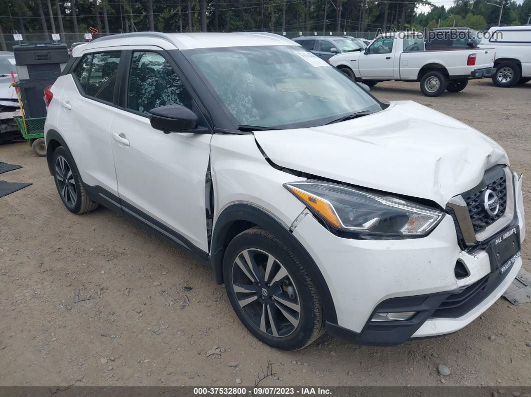 2020 Nissan Kicks Sr White vin: 3N1CP5DV6LL552947