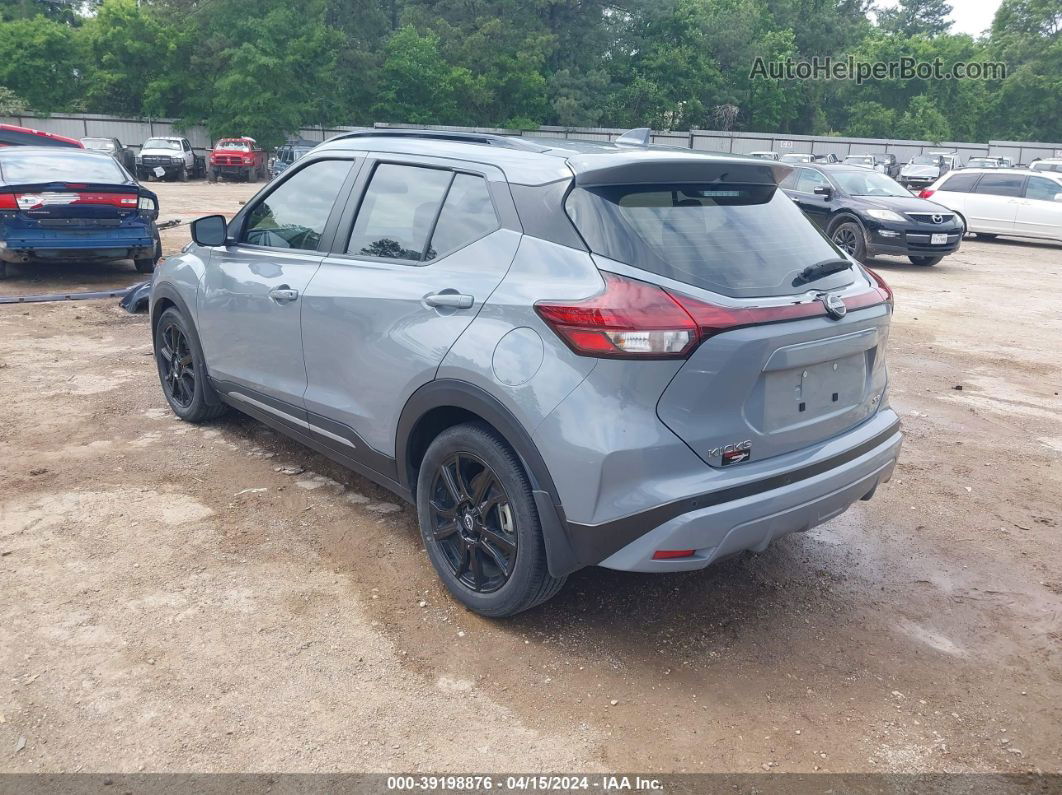 2022 Nissan Kicks Sr Xtronic Cvt Blue vin: 3N1CP5DV6NL484202