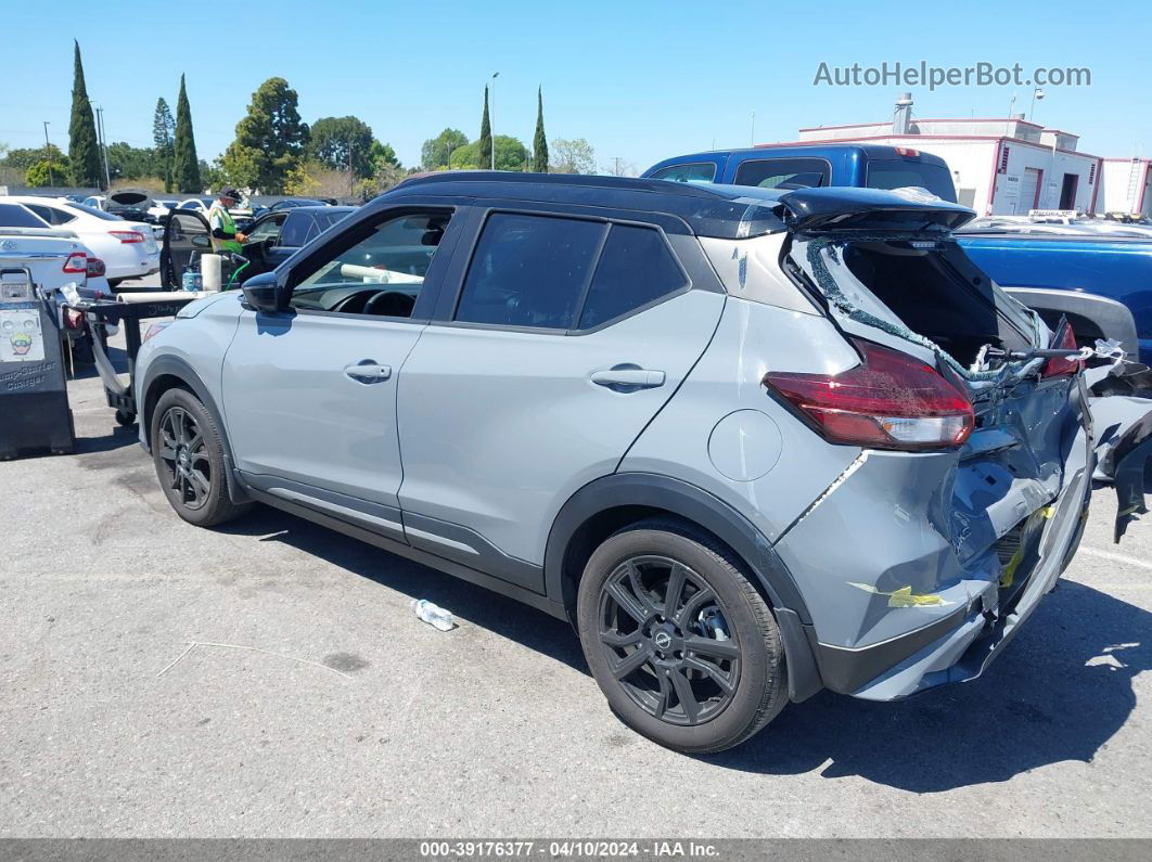 2022 Nissan Kicks Sr Xtronic Cvt Gray vin: 3N1CP5DV6NL511995