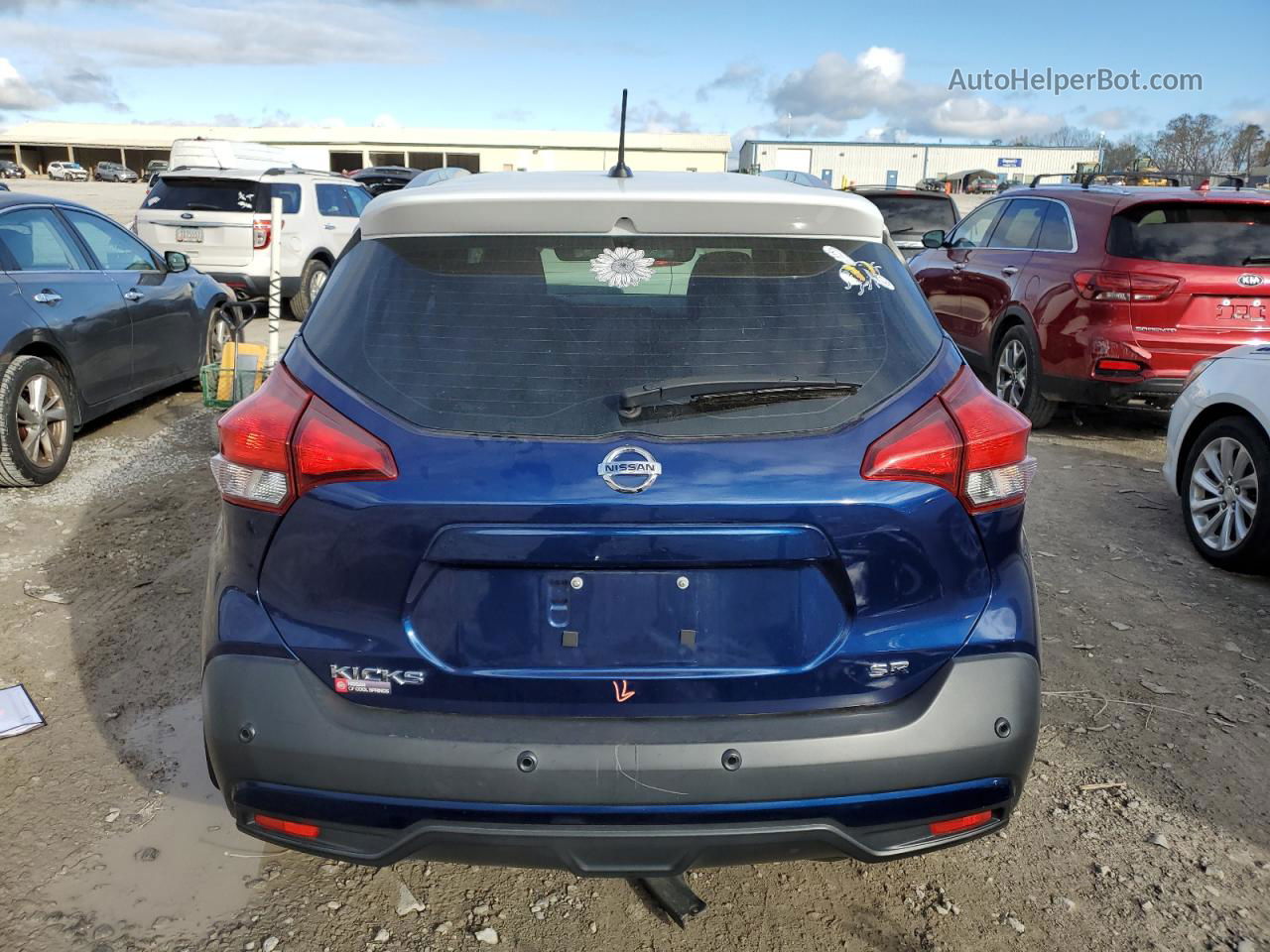 2020 Nissan Kicks Sr Синий vin: 3N1CP5DV7LL526552