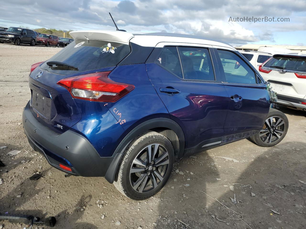 2020 Nissan Kicks Sr Blue vin: 3N1CP5DV7LL526552