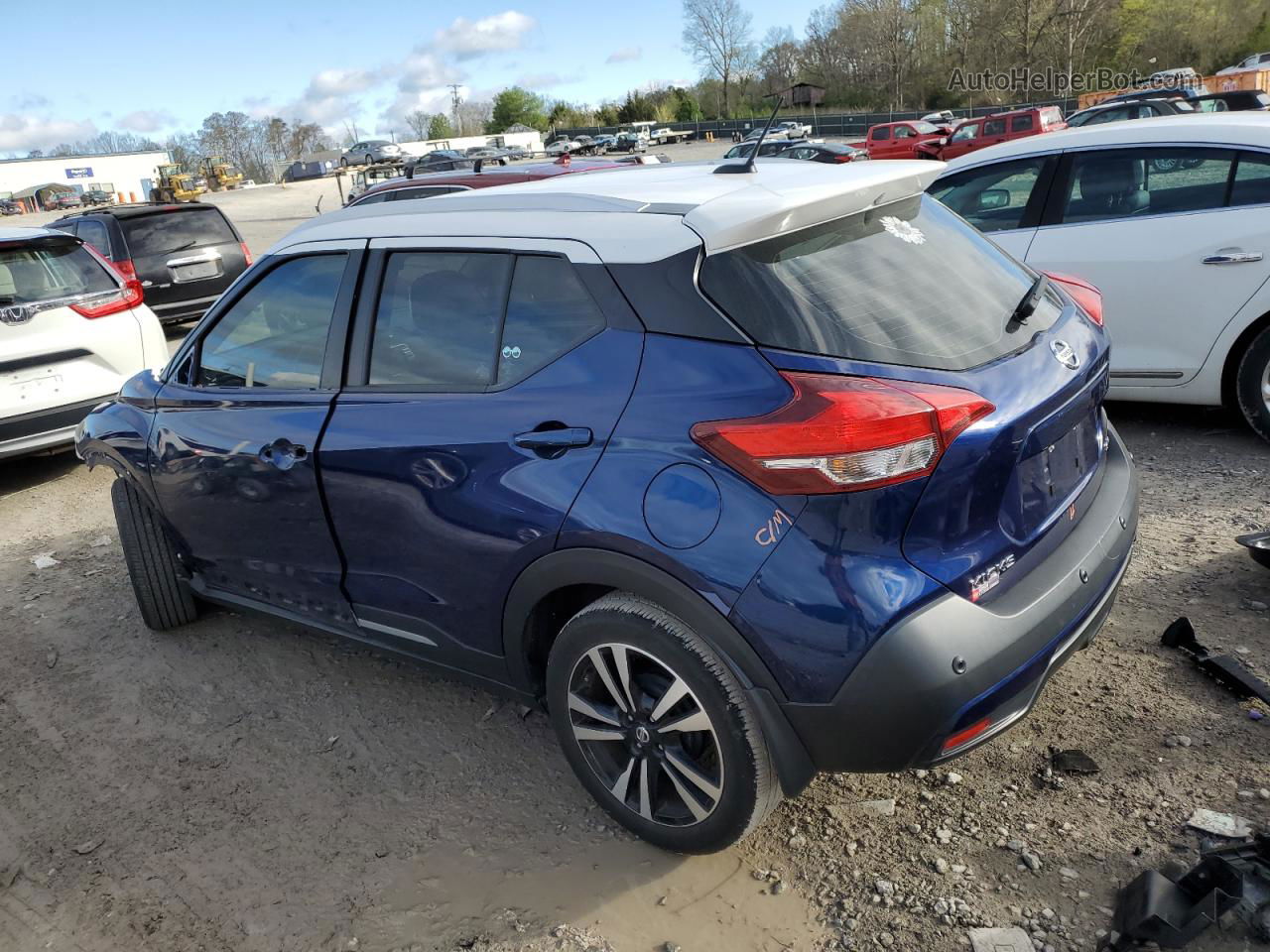 2020 Nissan Kicks Sr Синий vin: 3N1CP5DV7LL526552