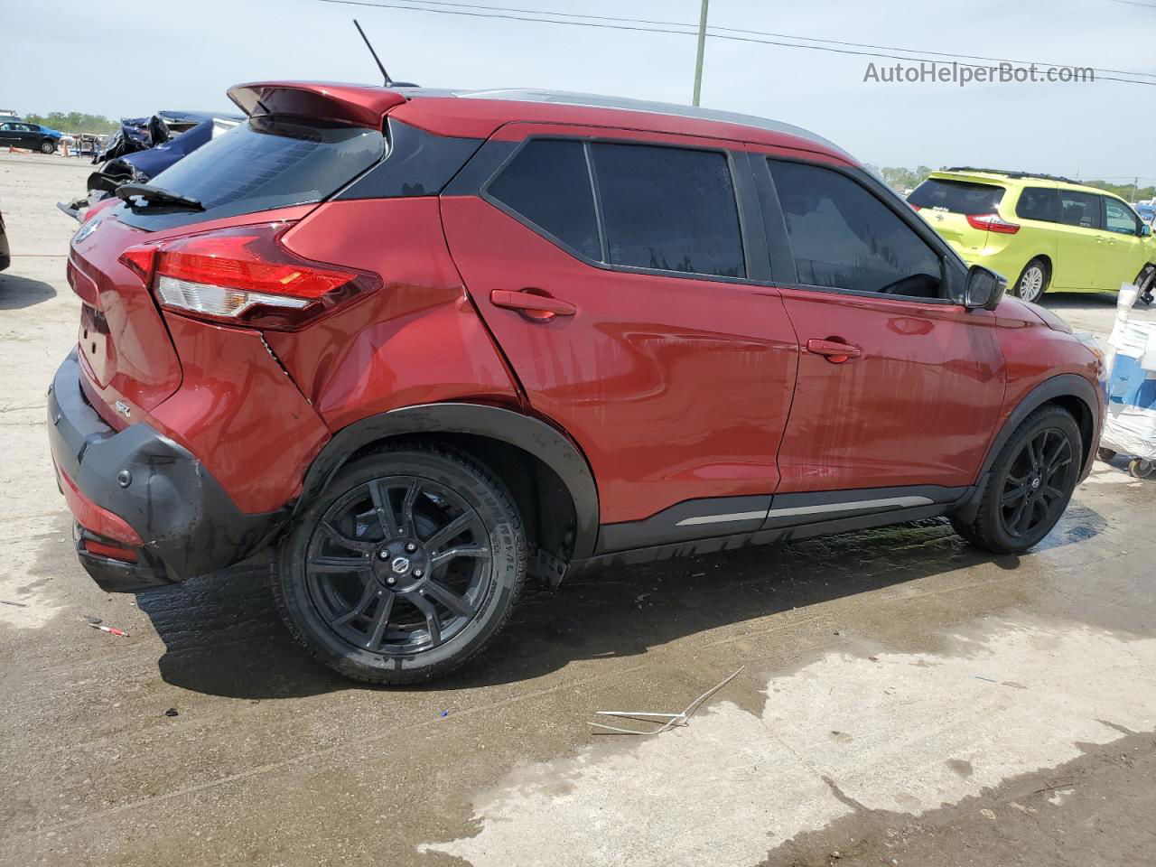 2020 Nissan Kicks Sr Red vin: 3N1CP5DV7LL571930