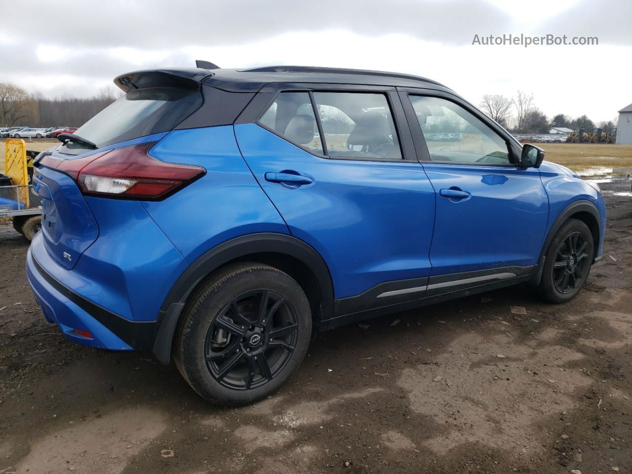 2022 Nissan Kicks Sr Blue vin: 3N1CP5DV7NL530426