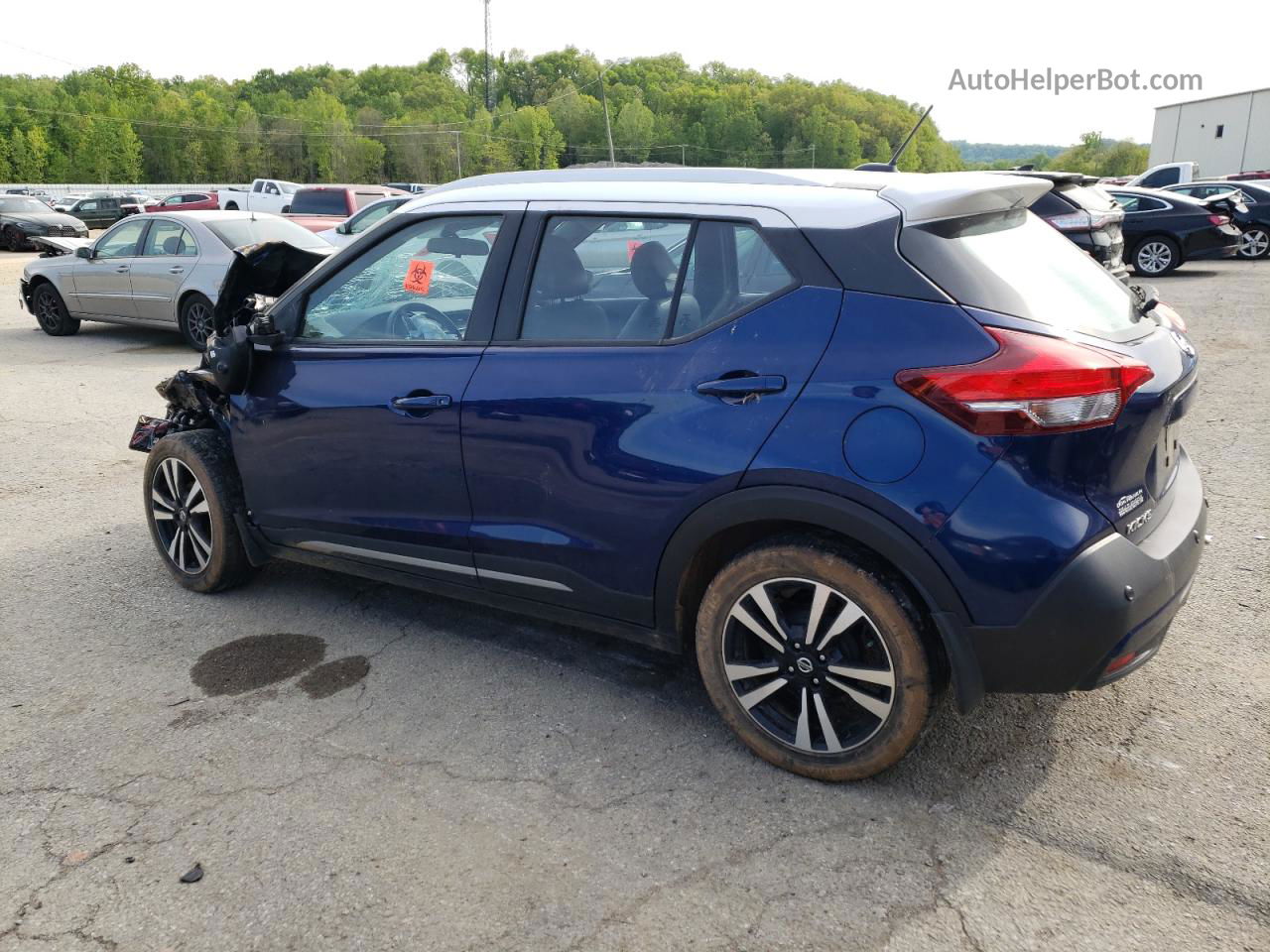 2020 Nissan Kicks Sr Blue vin: 3N1CP5DV8LL517861