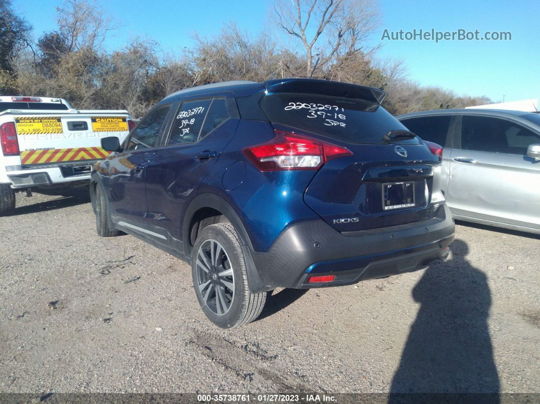 2020 Nissan Kicks Sr Xtronic Cvt Blue vin: 3N1CP5DV8LL532330