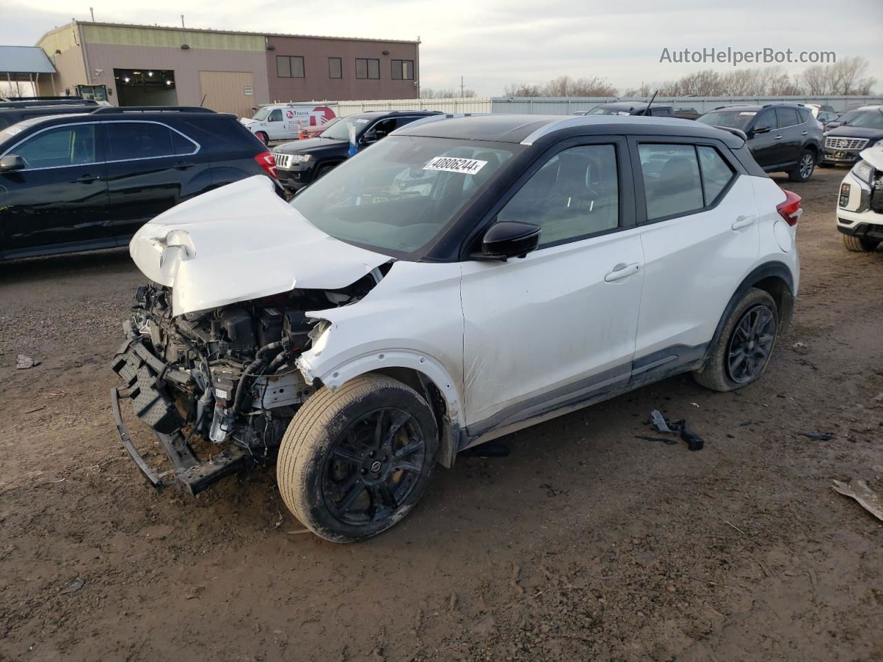 2020 Nissan Kicks Sr White vin: 3N1CP5DV8LL570298