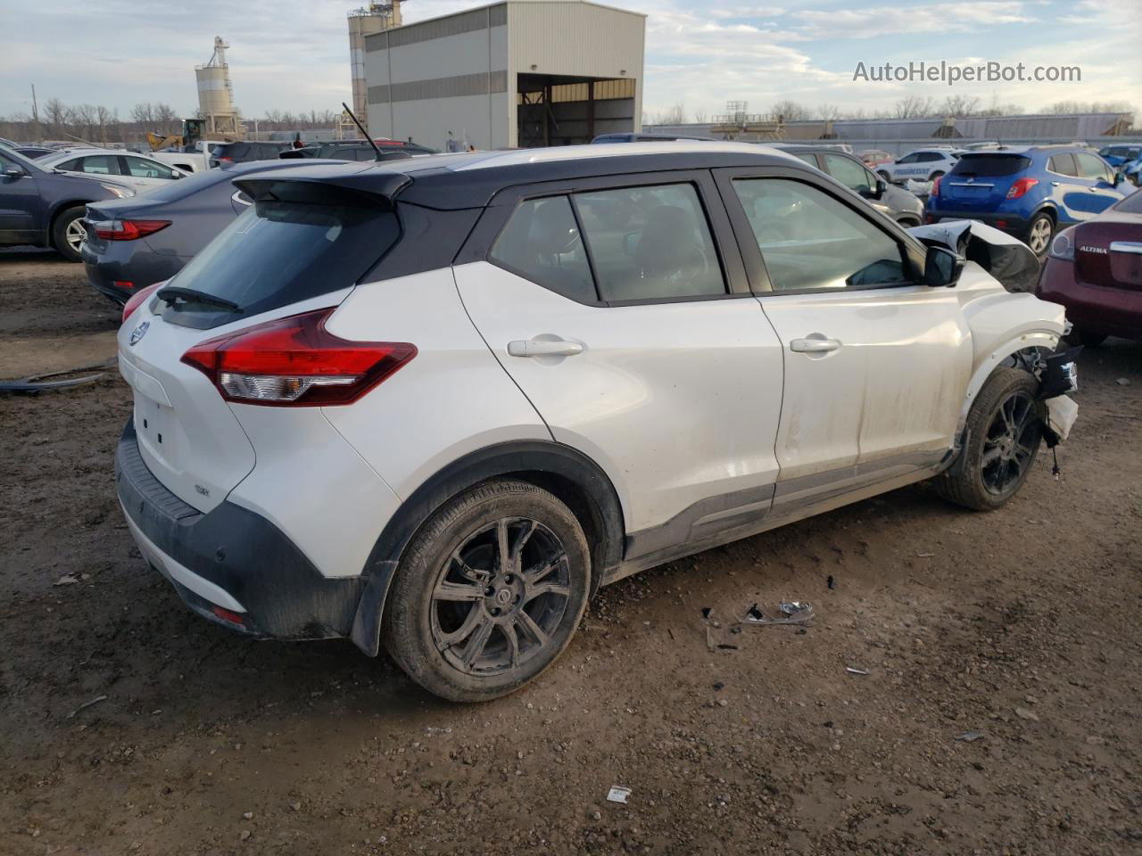 2020 Nissan Kicks Sr White vin: 3N1CP5DV8LL570298