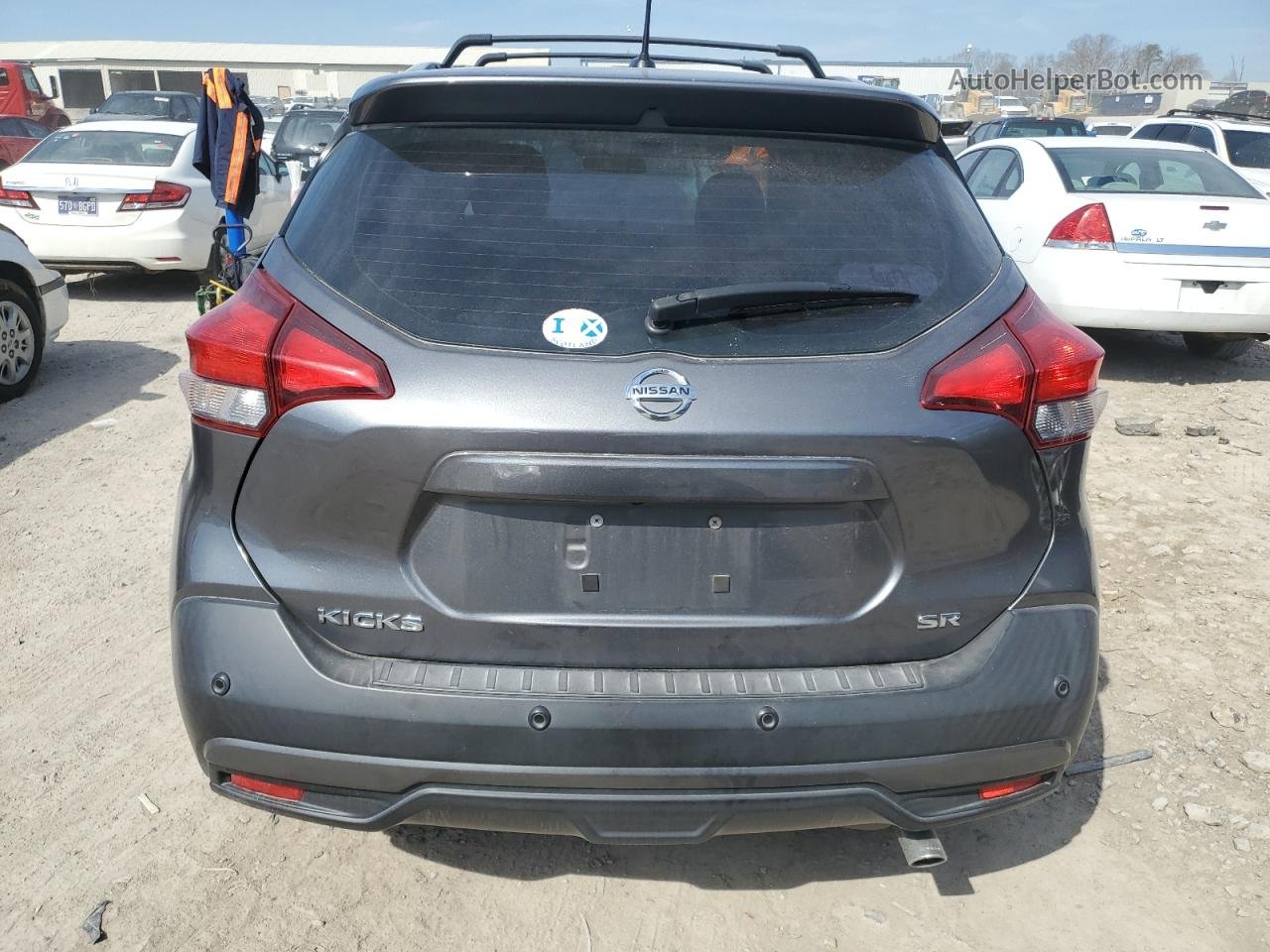 2020 Nissan Kicks Sr Charcoal vin: 3N1CP5DV9LL484434