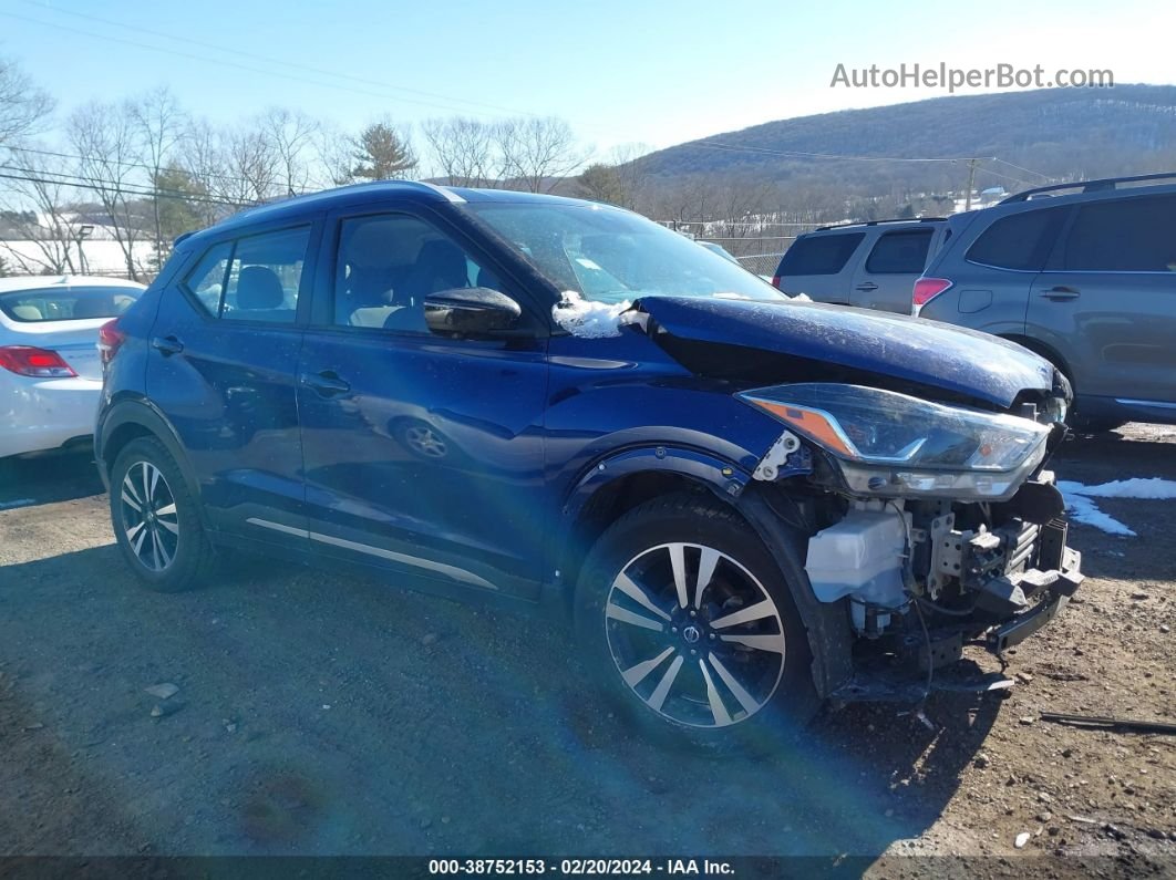 2020 Nissan Kicks Sr Xtronic Cvt Blue vin: 3N1CP5DV9LL512491