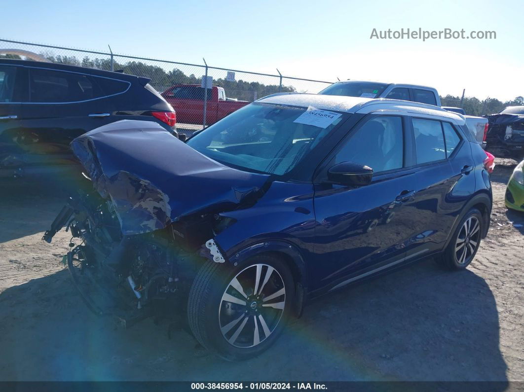 2020 Nissan Kicks Sr Xtronic Cvt Blue vin: 3N1CP5DV9LL516816