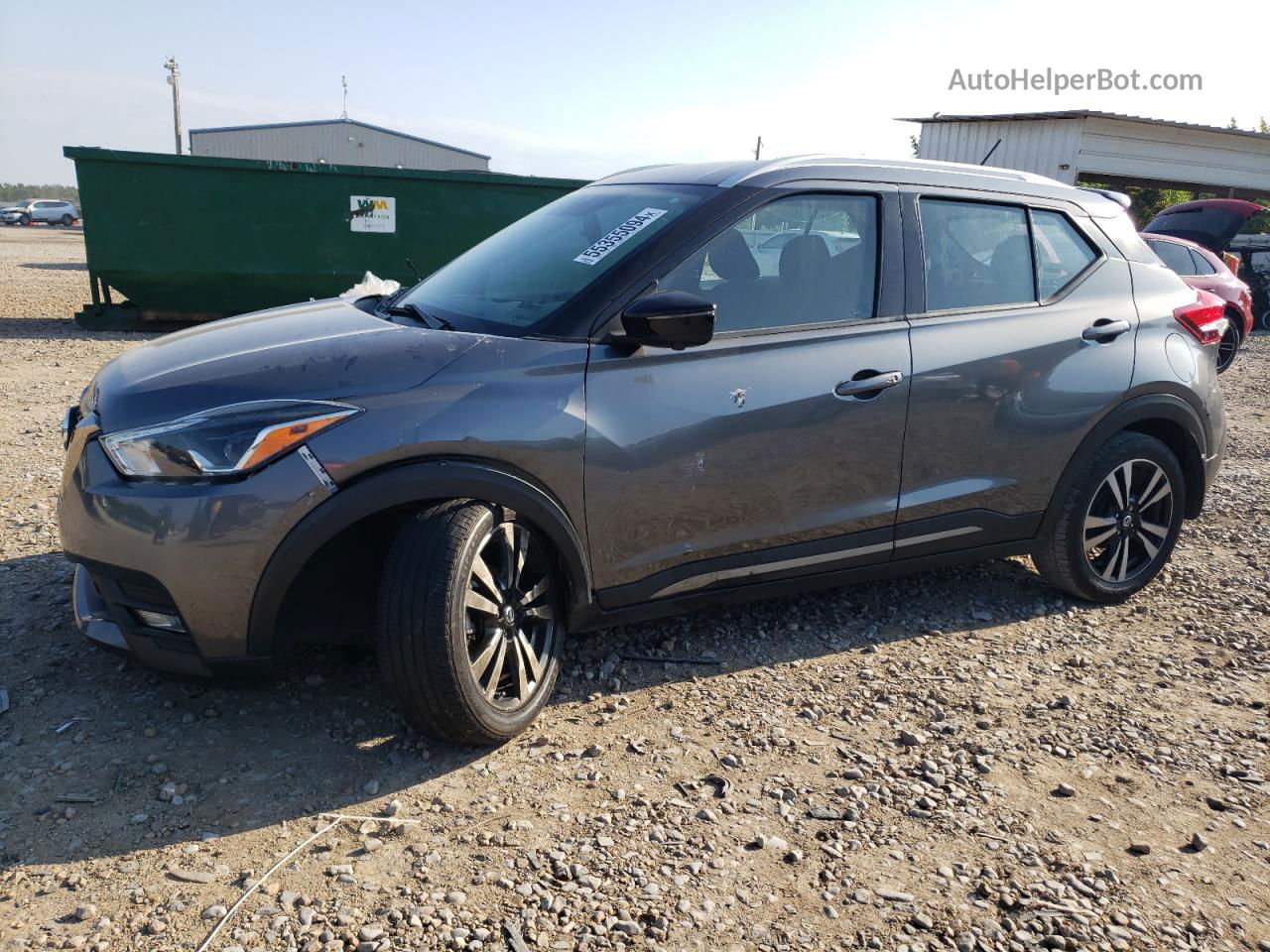 2020 Nissan Kicks Sr Charcoal vin: 3N1CP5DV9LL527623