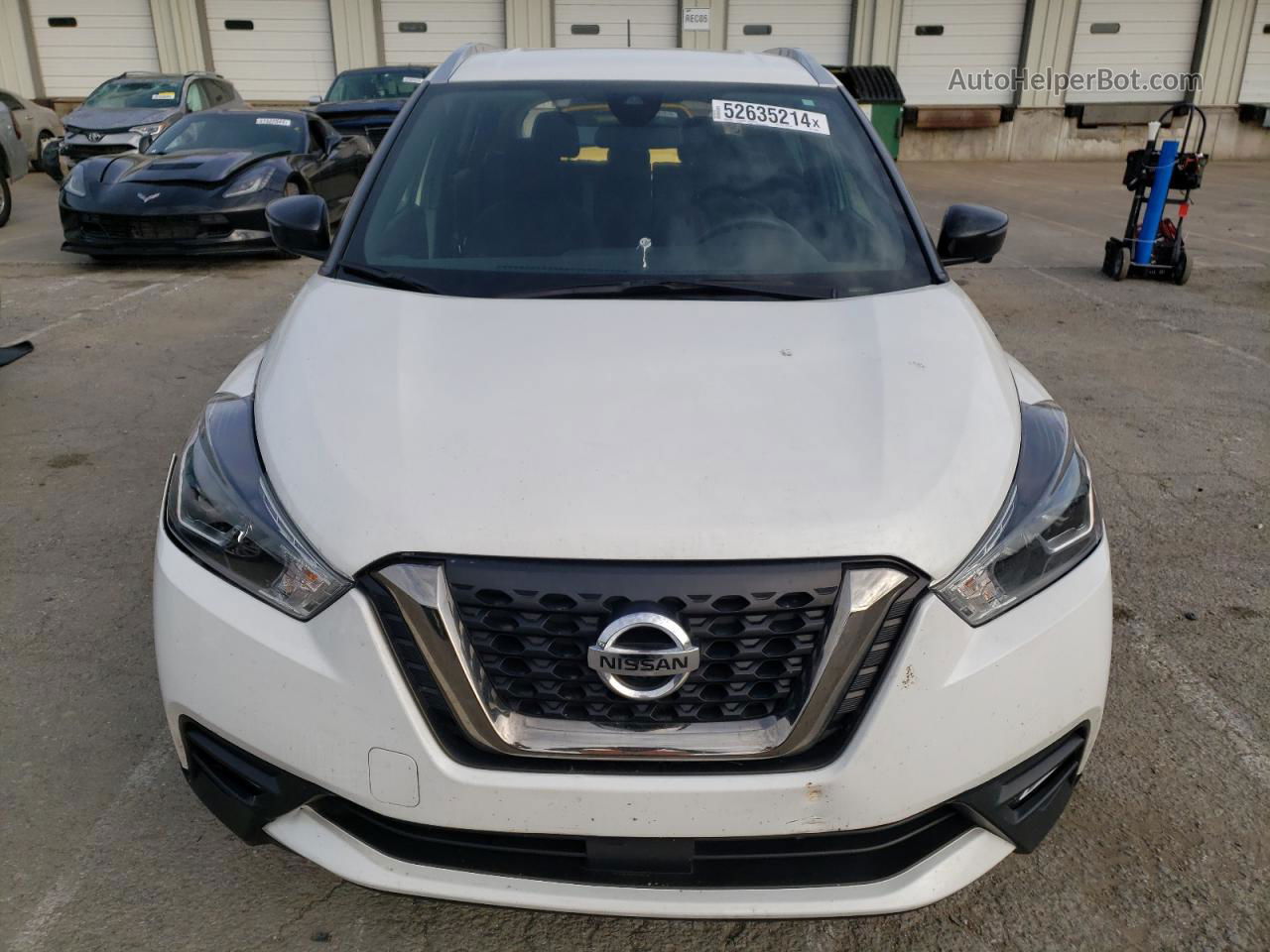 2020 Nissan Kicks Sr White vin: 3N1CP5DV9LL543689