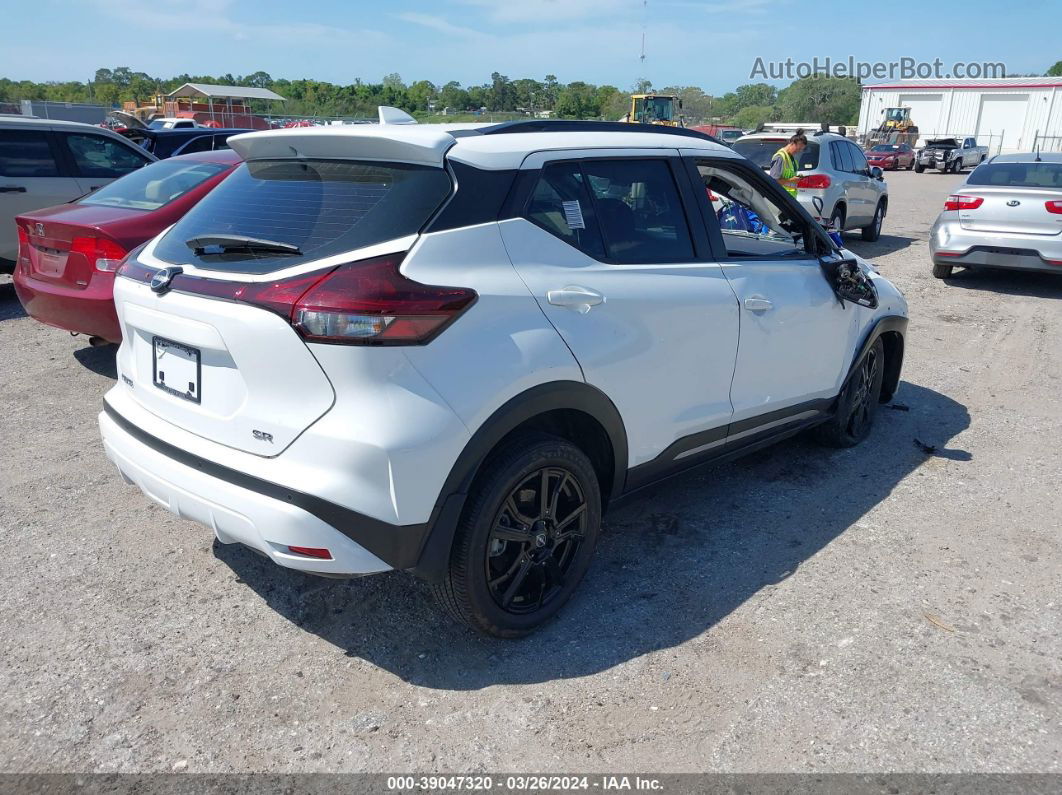 2022 Nissan Kicks Sr Xtronic Cvt White vin: 3N1CP5DV9NL474361