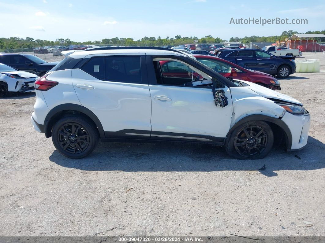 2022 Nissan Kicks Sr Xtronic Cvt White vin: 3N1CP5DV9NL474361