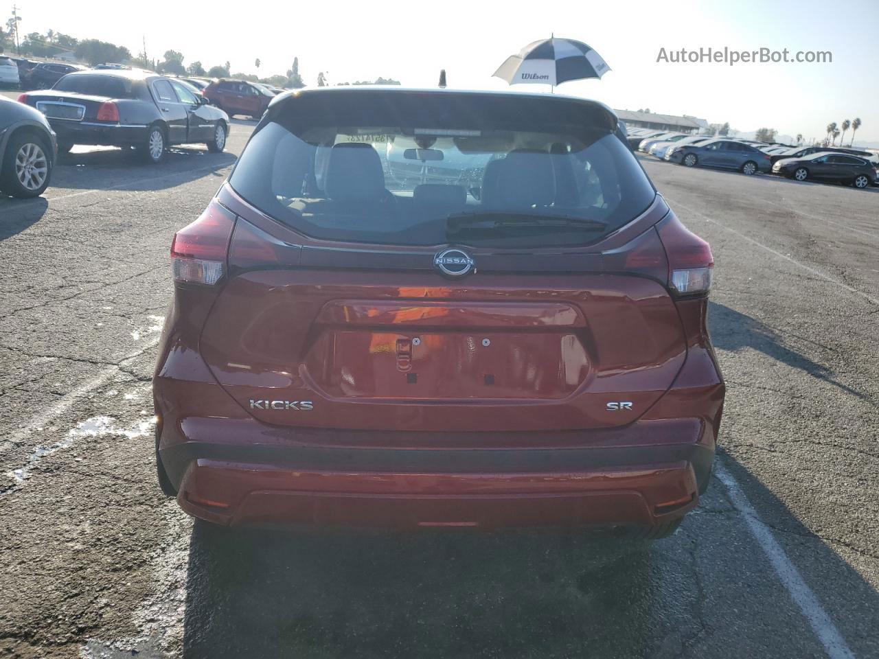 2022 Nissan Kicks Sr Red vin: 3N1CP5DV9NL494139