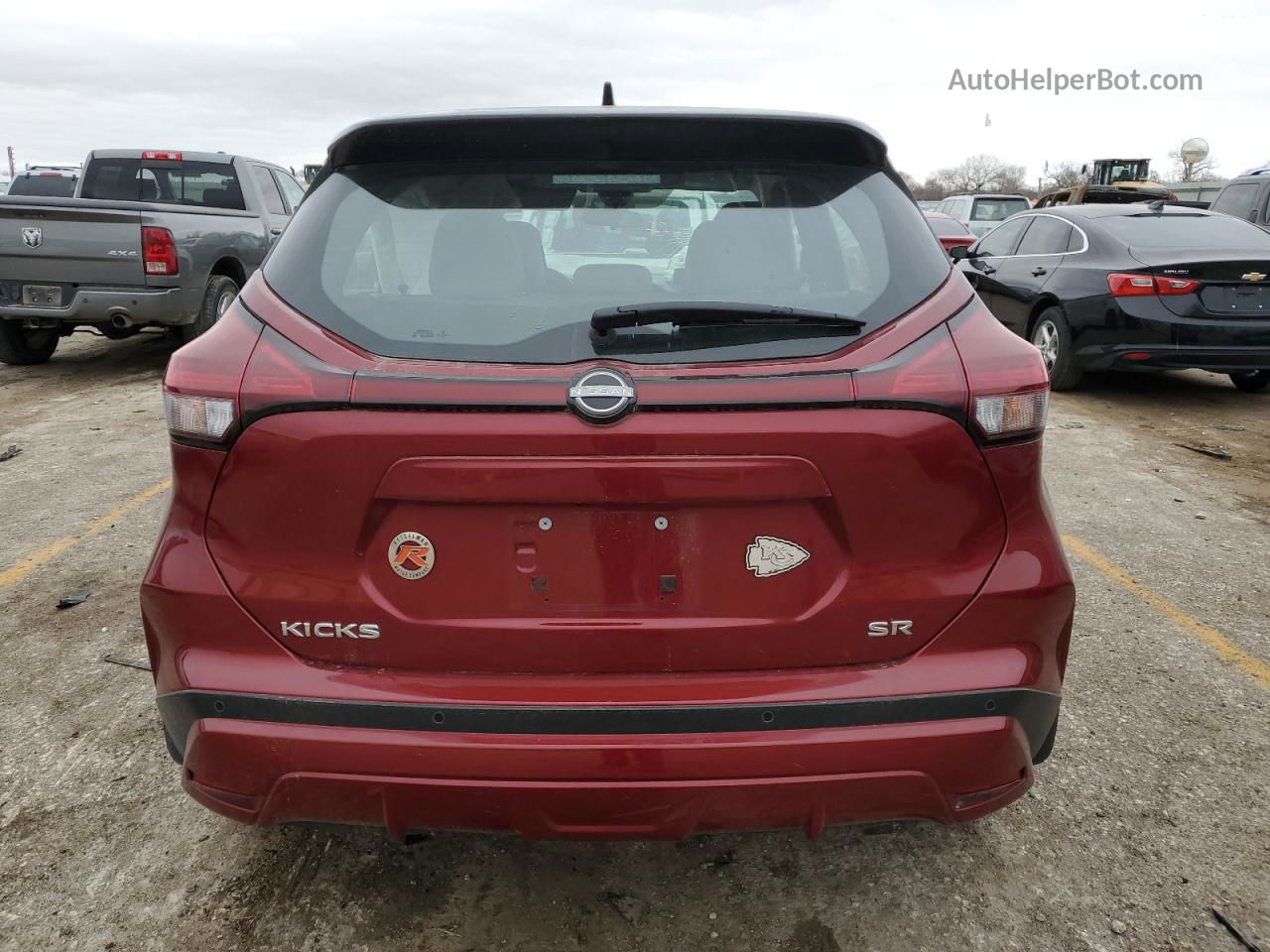 2022 Nissan Kicks Sr Red vin: 3N1CP5DV9NL528449