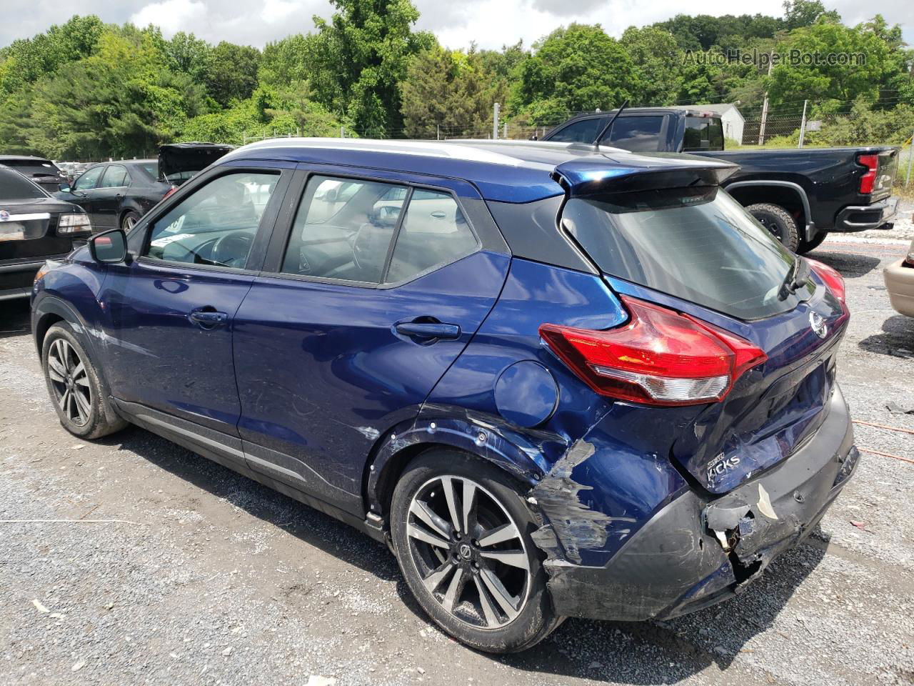 2020 Nissan Kicks Sr Blue vin: 3N1CP5DVXLL498925