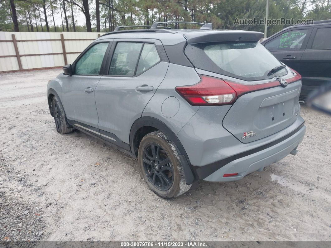 2022 Nissan Kicks Sr Xtronic Cvt Gray vin: 3N1CP5DVXNL475924