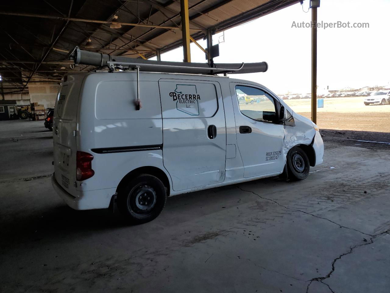 2019 Nissan Nv200 2.5s White vin: 3N6CM0KN3KK692161