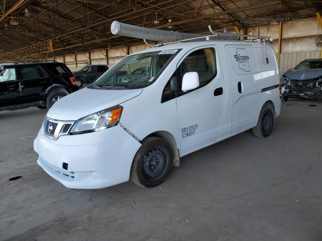 2019 Nissan Nv200 2.5s White vin: 3N6CM0KN3KK692161