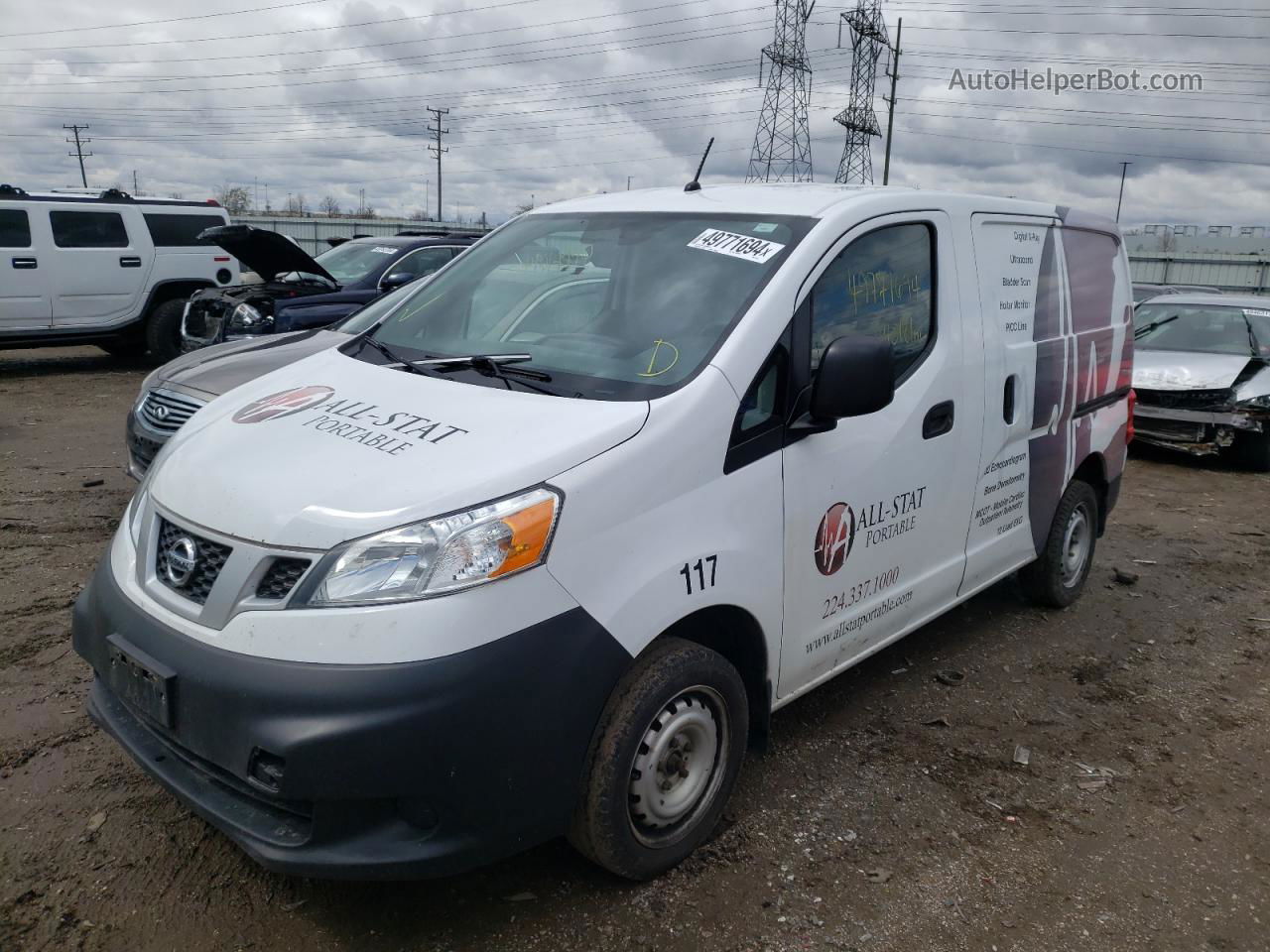 2019 Nissan Nv200 2.5s White vin: 3N6CM0KN4KK710117