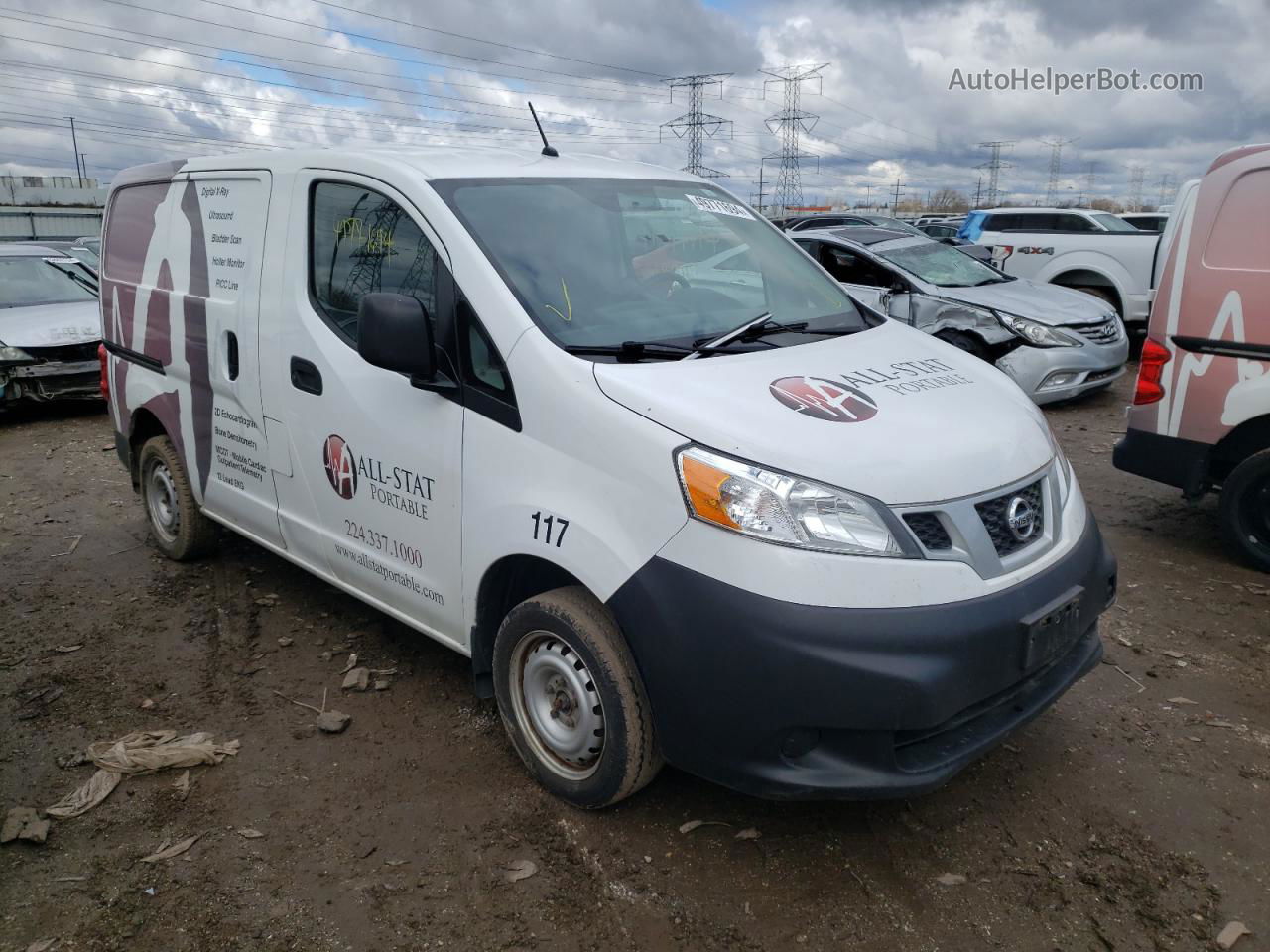 2019 Nissan Nv200 2.5s White vin: 3N6CM0KN4KK710117