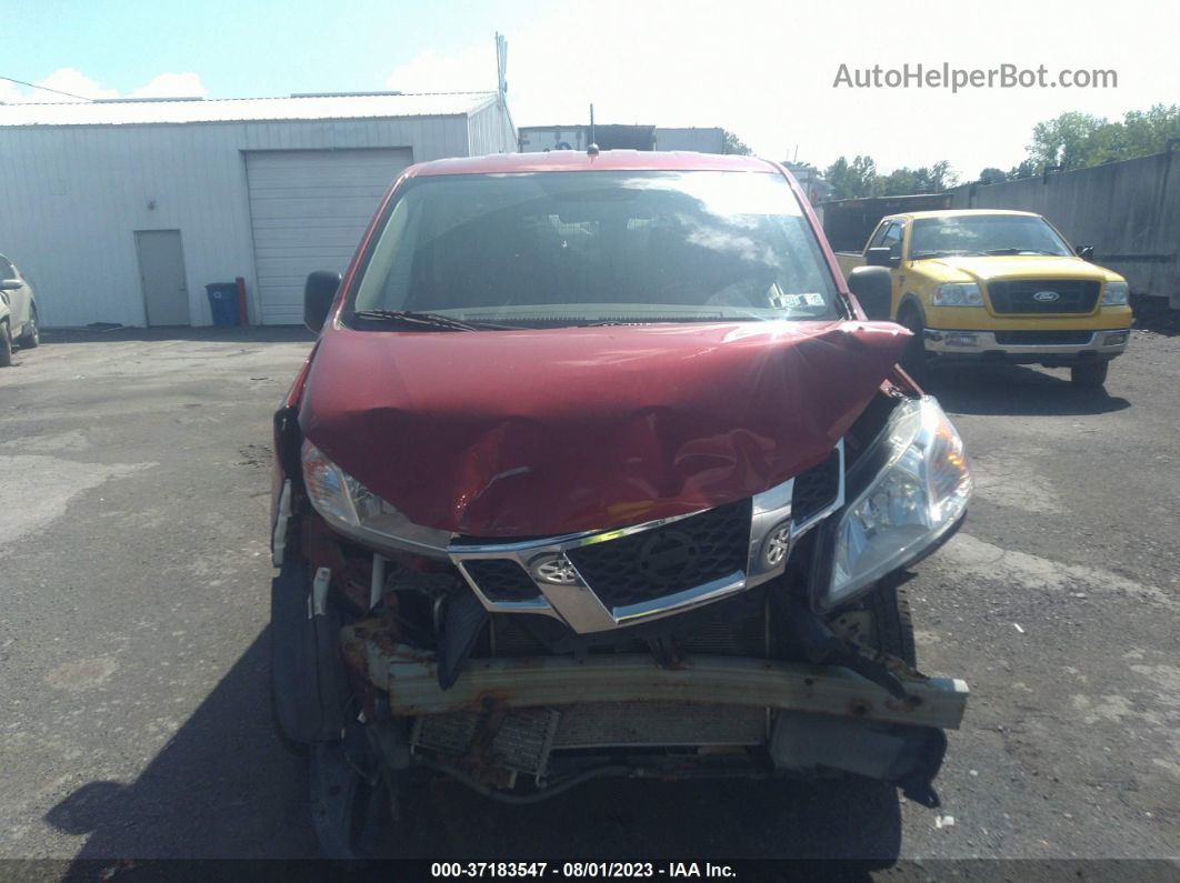 2017 Nissan Nv200 Compact Cargo S Maroon vin: 3N6CM0KN6HK718423