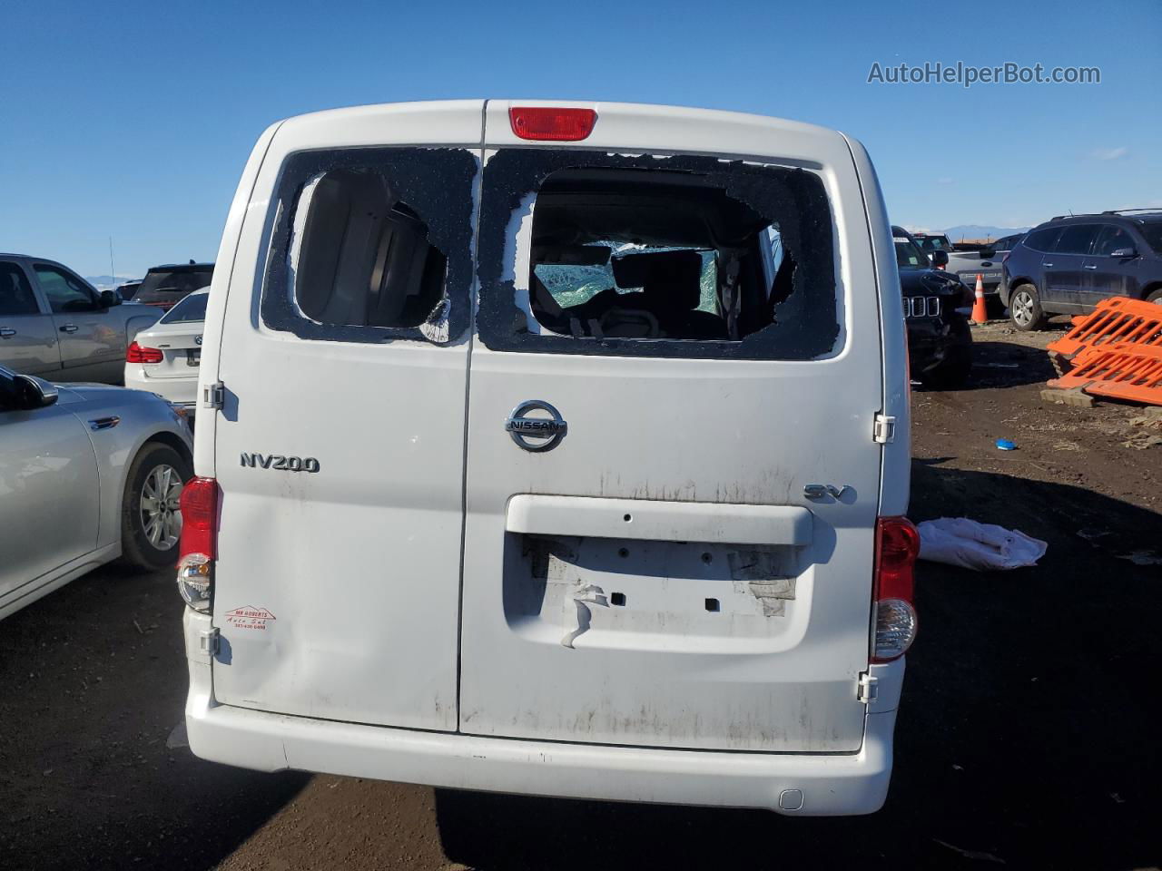 2019 Nissan Nv200 2.5s White vin: 3N6CM0KN8KK700738