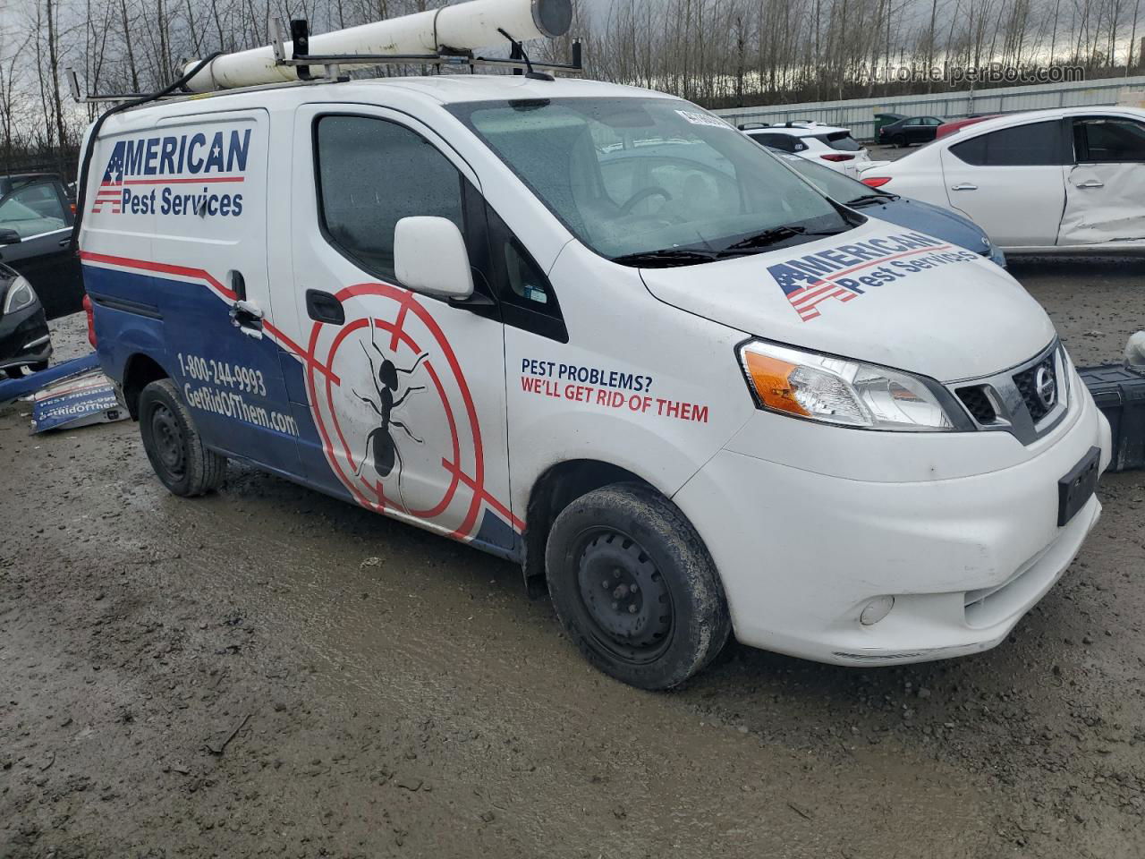 2019 Nissan Nv200 2.5s White vin: 3N6CM0KN9KK704572