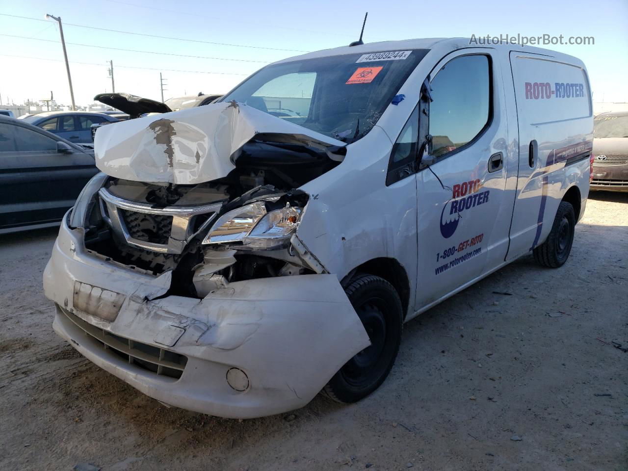 2019 Nissan Nv200 2.5s White vin: 3N6CM0KN9KK712557