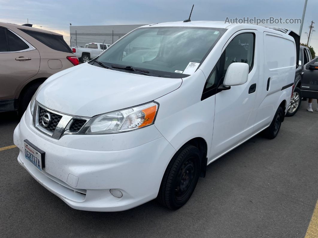 2017 Nissan Nv200 Compact Cargo Sv White vin: 3N6CM0KNXHK703035