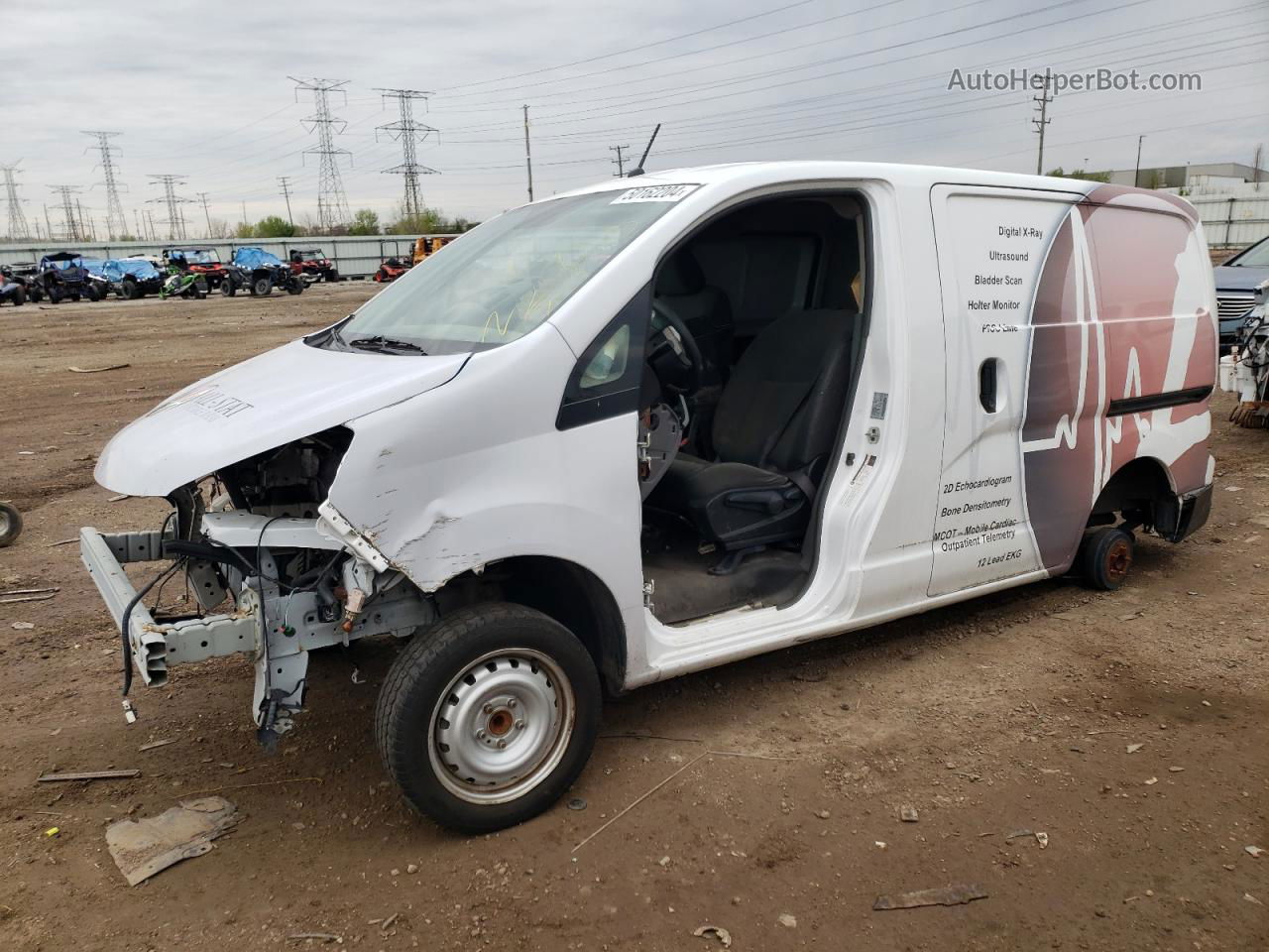 2019 Nissan Nv200 2.5s White vin: 3N6CM0KNXKK690259