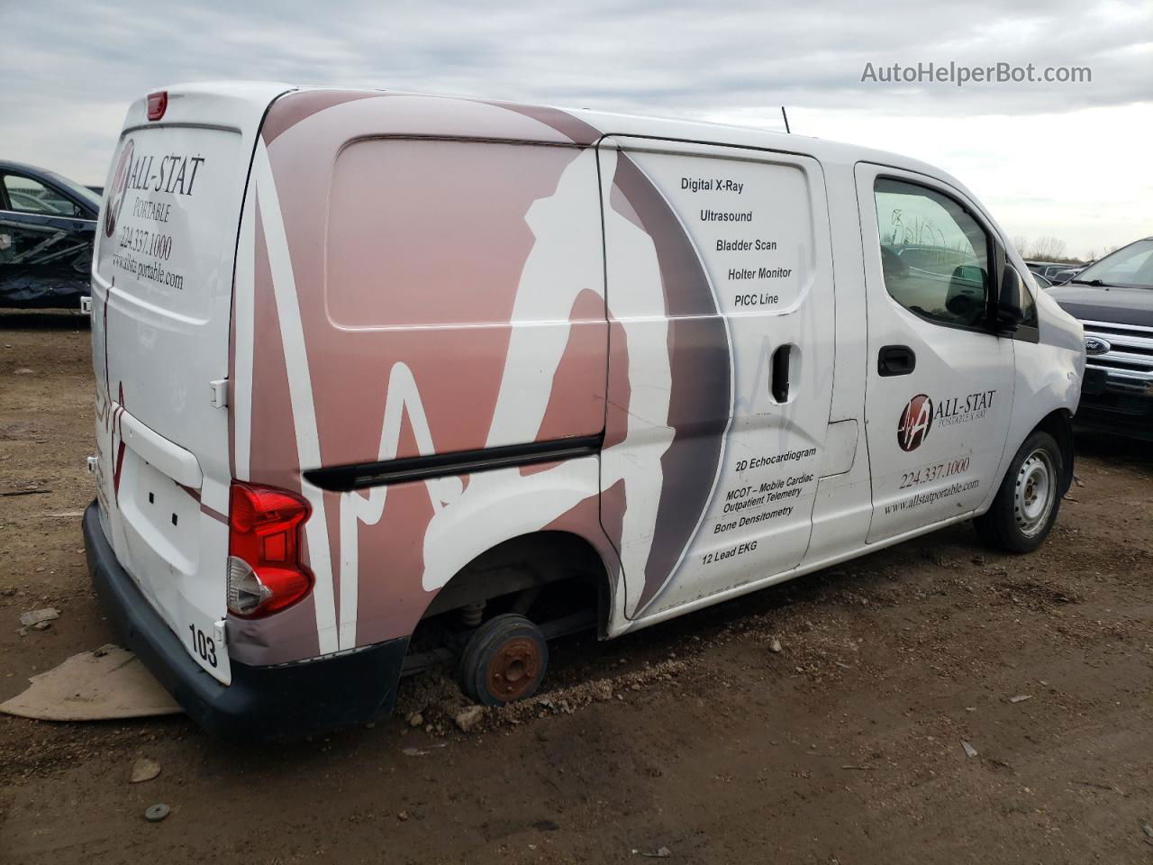 2019 Nissan Nv200 2.5s White vin: 3N6CM0KNXKK690259