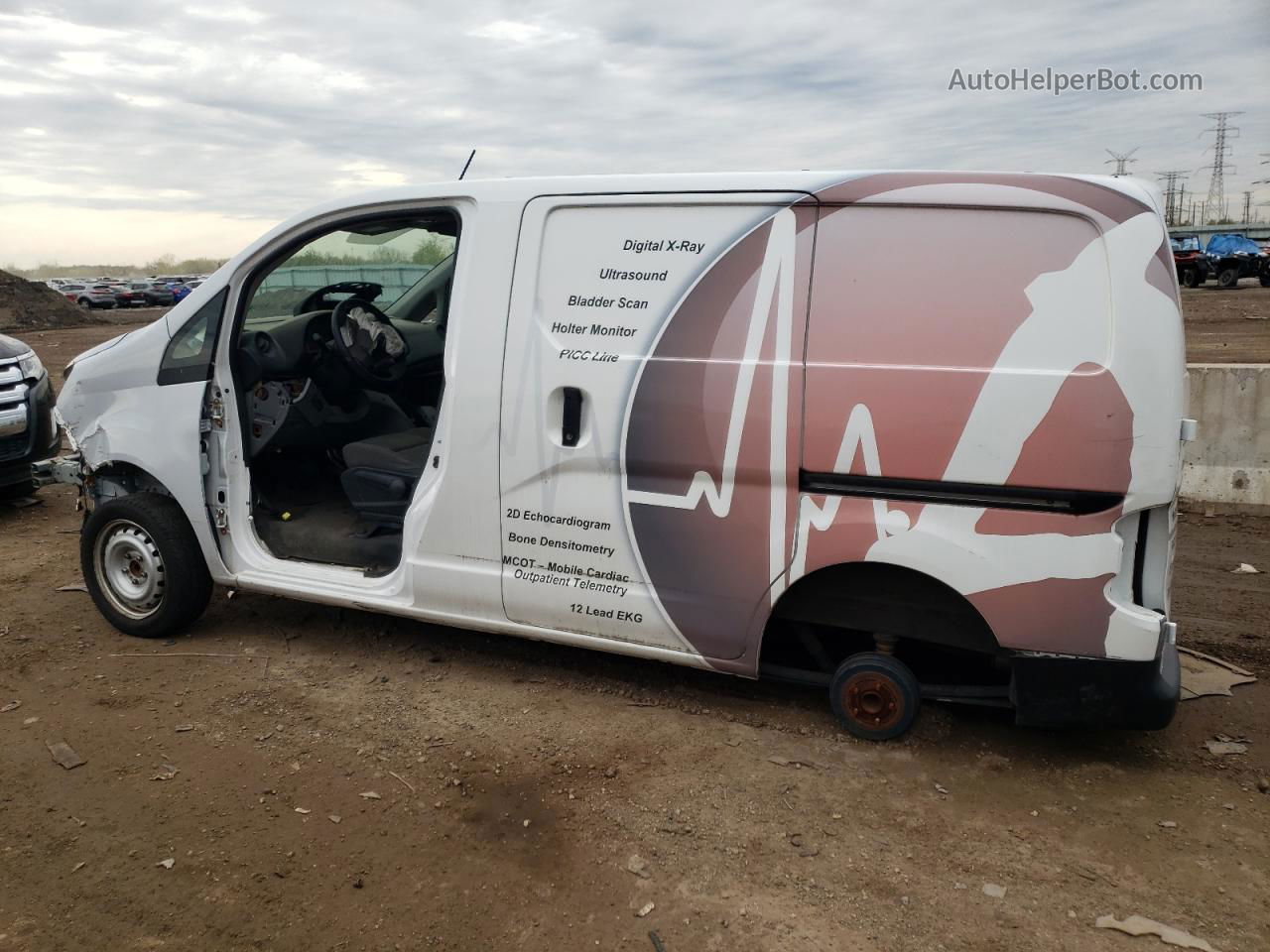 2019 Nissan Nv200 2.5s White vin: 3N6CM0KNXKK690259