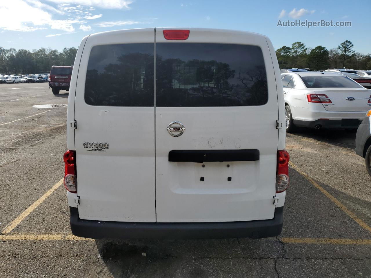 2019 Nissan Nv200 2.5s White vin: 3N6CM0KNXKK690441