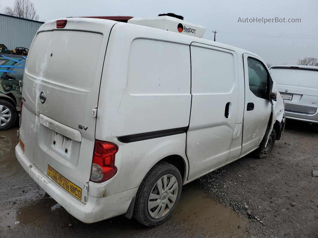 2019 Nissan Nv200 2.5s White vin: 3N6CM0KNXKK690522