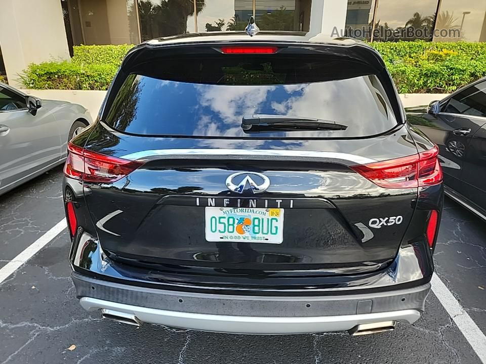 2021 Infiniti Qx50 Pure Black vin: 3PCAJ5AA2MF104115