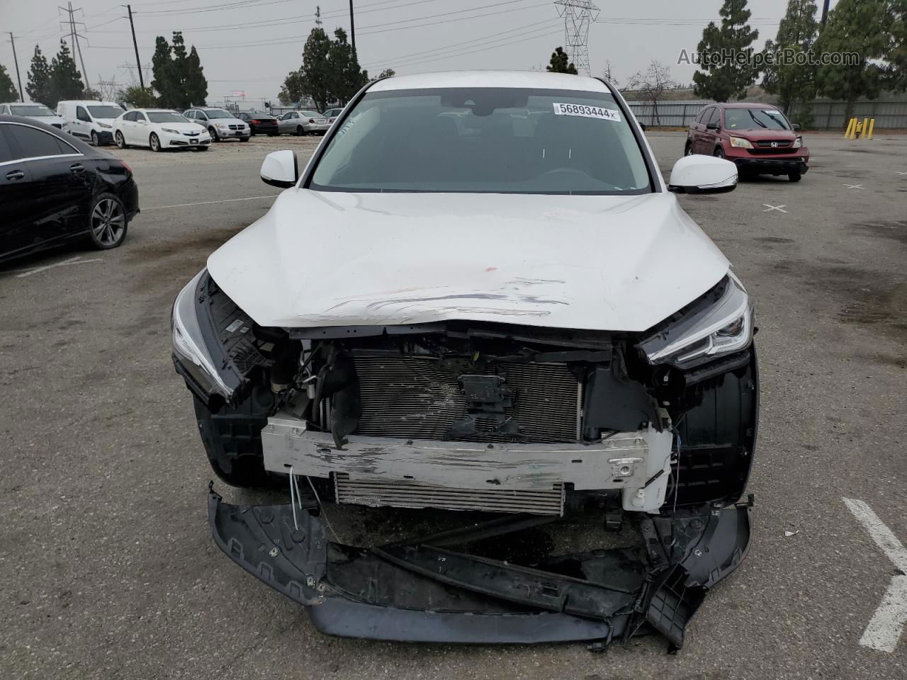 2021 Infiniti Qx50 Pure White vin: 3PCAJ5AA4MF125158