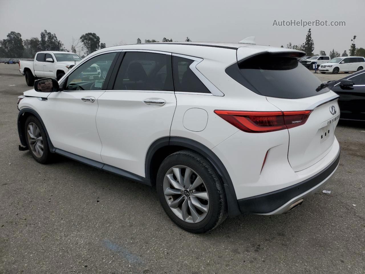 2021 Infiniti Qx50 Pure White vin: 3PCAJ5AA4MF125158