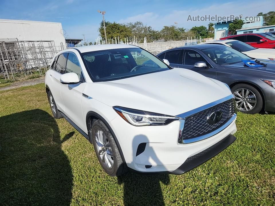 2021 Infiniti Qx50 Pure White vin: 3PCAJ5AA7MF103137