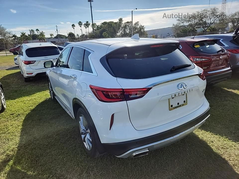 2021 Infiniti Qx50 Pure White vin: 3PCAJ5AA7MF103137