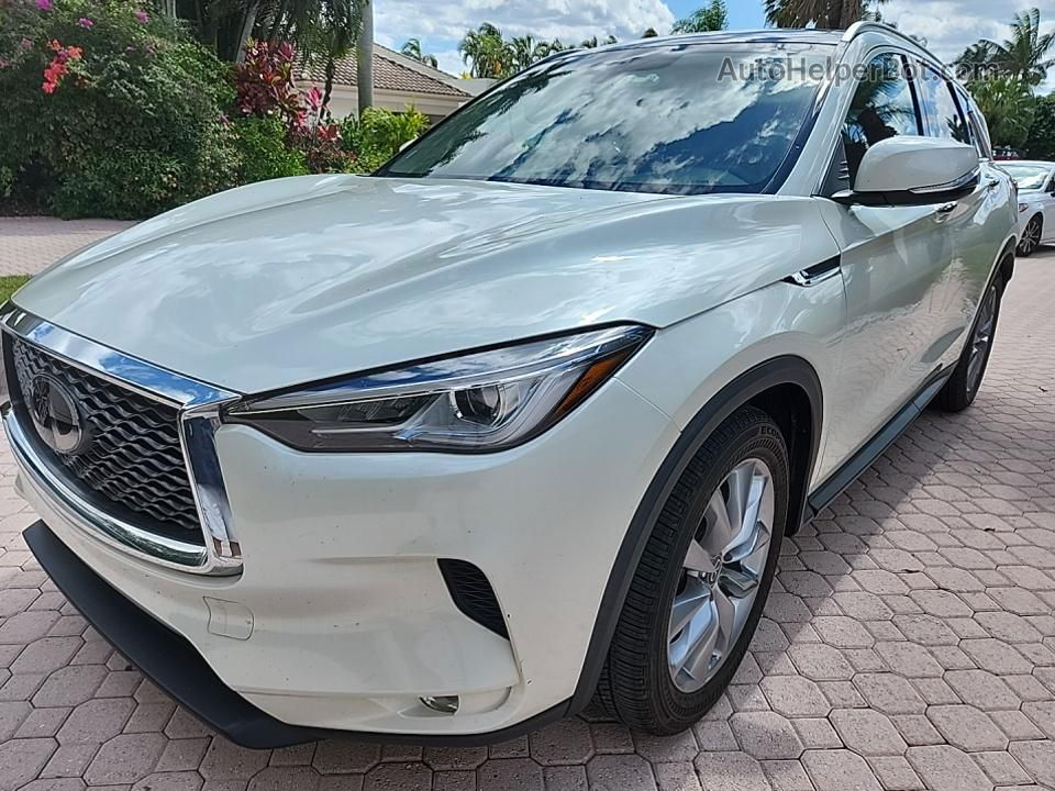 2021 Infiniti Qx50 Luxe White vin: 3PCAJ5BA0MF101941