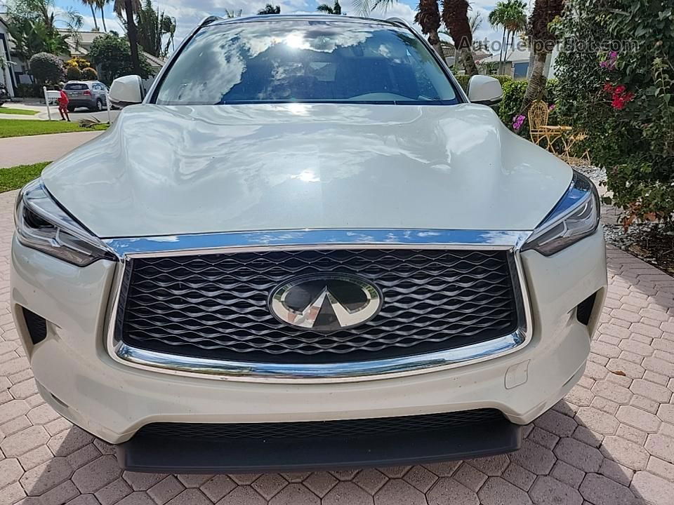 2021 Infiniti Qx50 Luxe White vin: 3PCAJ5BA0MF101941