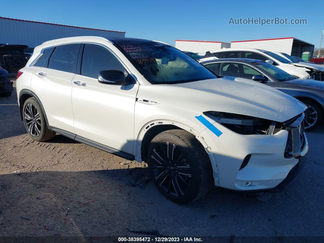 2021 Infiniti Qx50 Luxe White vin: 3PCAJ5BA0MF116911