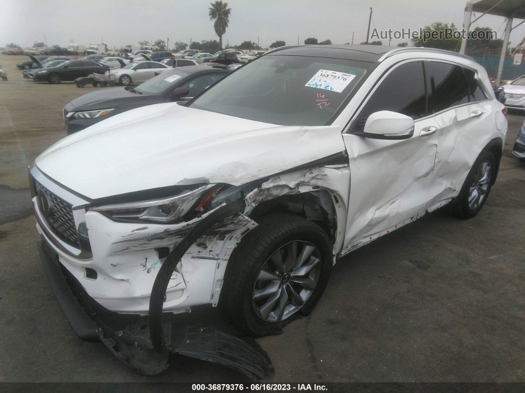 2021 Infiniti Qx50 Luxe White vin: 3PCAJ5BA0MF121865