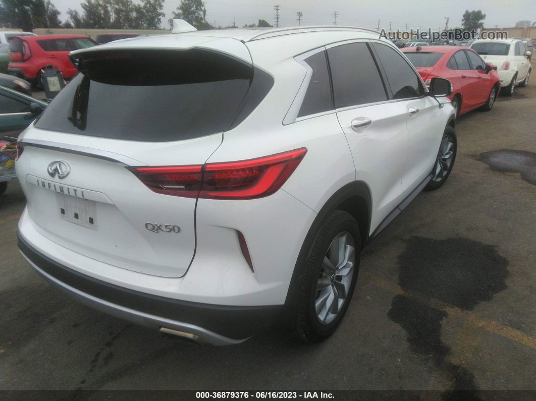 2021 Infiniti Qx50 Luxe White vin: 3PCAJ5BA0MF121865