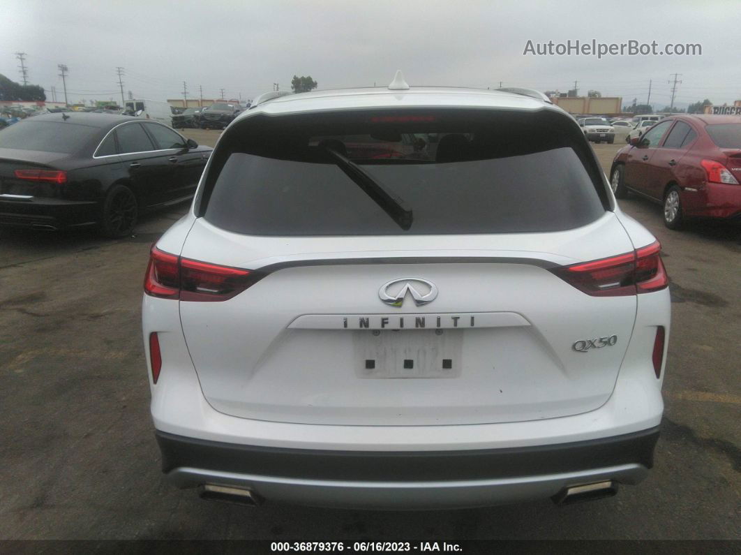 2021 Infiniti Qx50 Luxe White vin: 3PCAJ5BA0MF121865